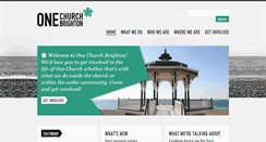 Desktop Screenshot of onechurchbrighton.org